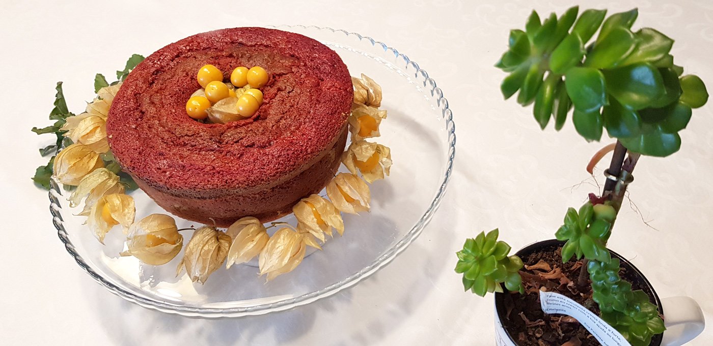 Bolo de beterraba