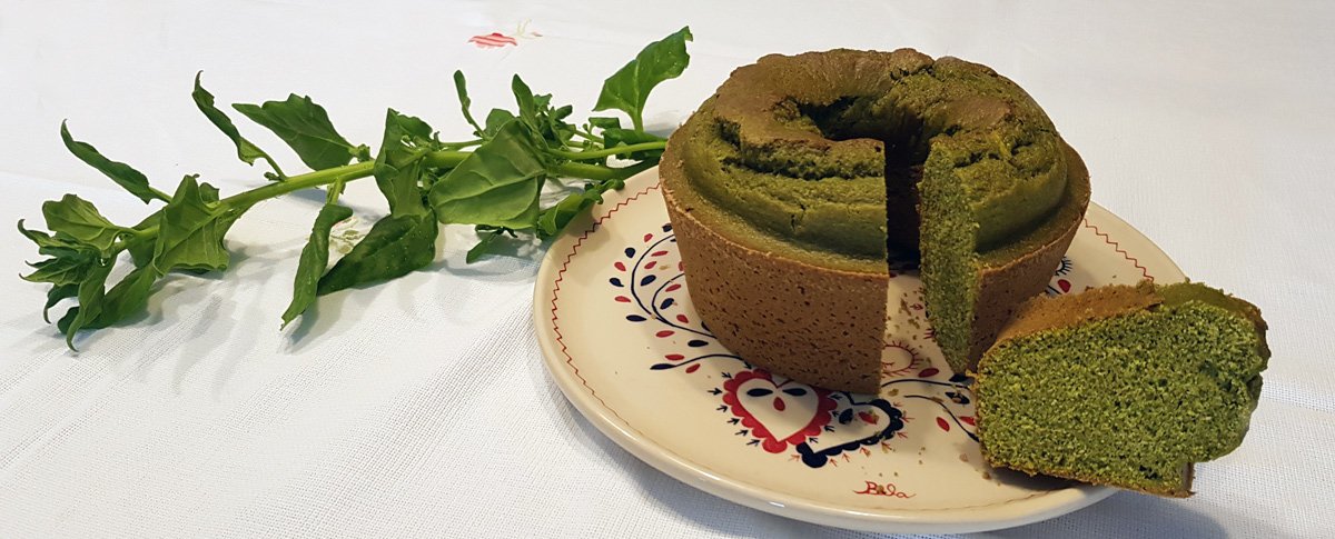 Bolo de espinafre