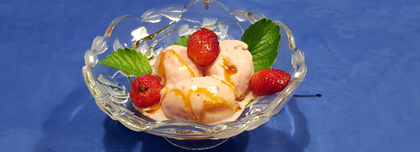 Gelado de morango