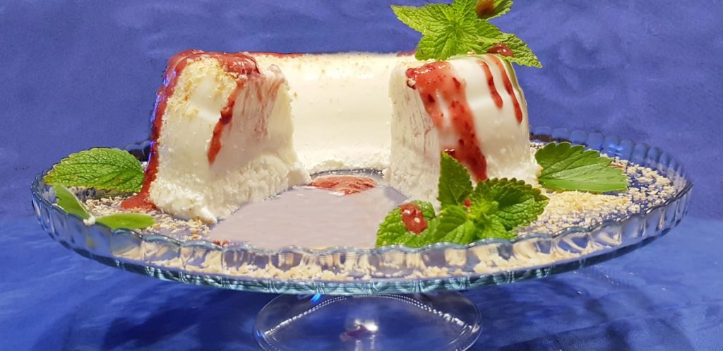 Pudim de coco branco