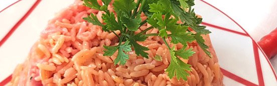 Arroz de beterraba