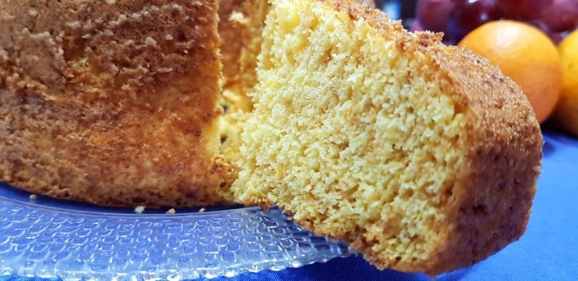 Receita de Pão de ló com farinha de milho