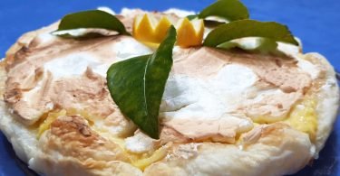 Tarte de aletria merengada