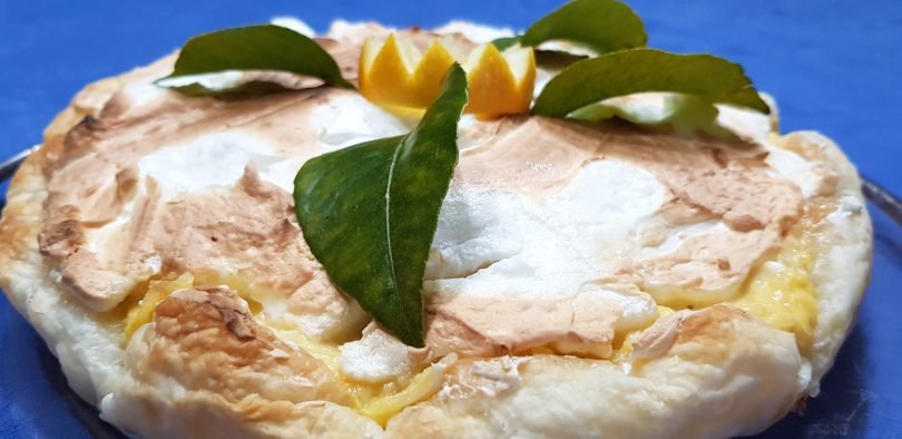 Tarte de aletria merengada