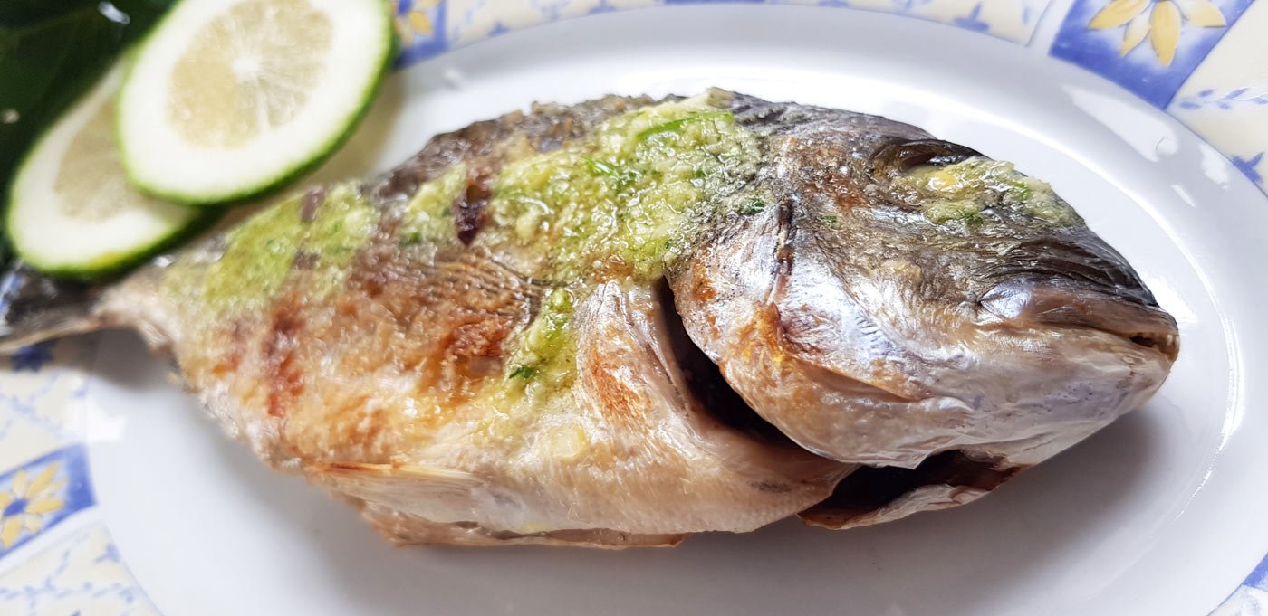 Dourada grelhada