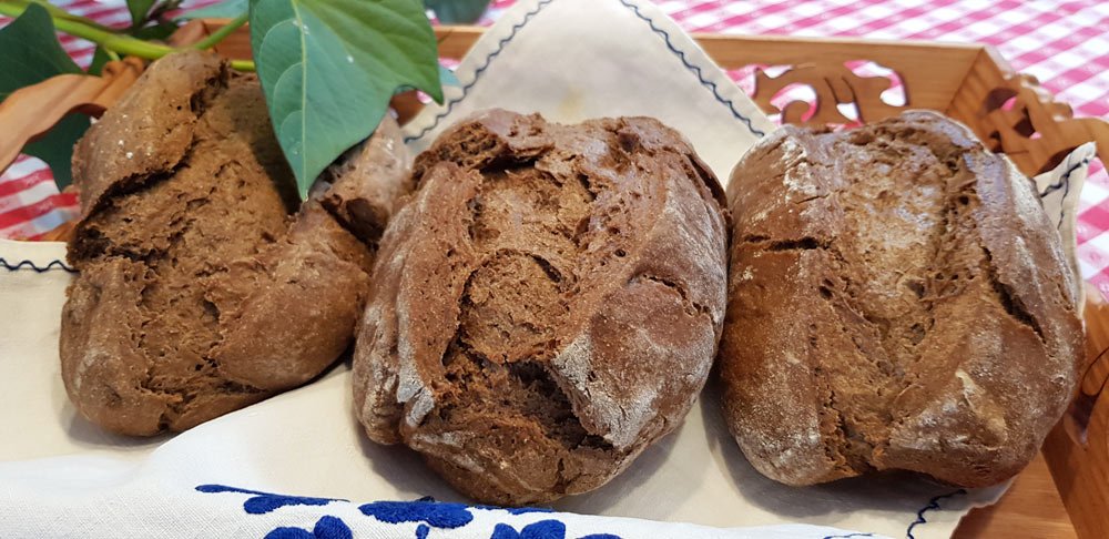 Pão de alfarroba receita