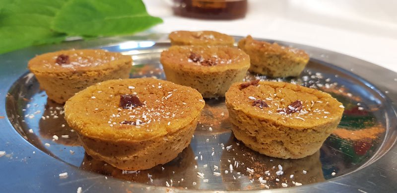 Muffins de cenoura