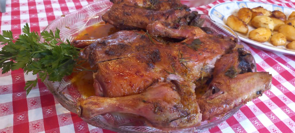 Pato assado no forno 1
