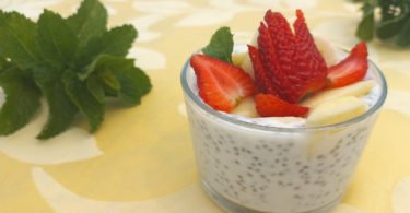 pudim de chia