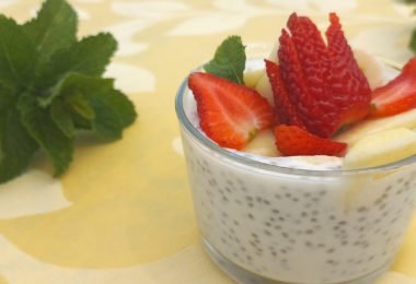 pudim de chia