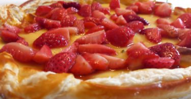 tarte de morangos