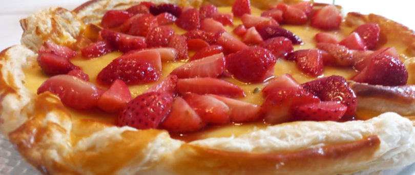 tarte de morangos